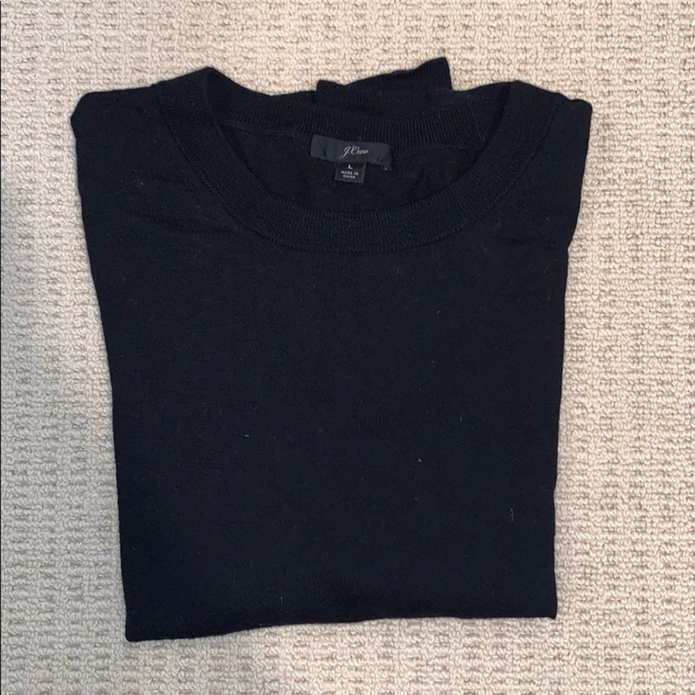 J. Crew Black Wool Tippi Sweater